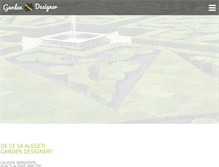 Tablet Screenshot of gardendesigner.ro